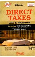 DIRECT TAXES Law & Practice Including Tax Planning (Professional Edition)