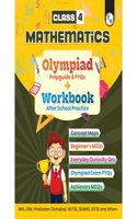 PW Olympiad Plus Workbook For Class 4 Maths Prepguide, PYQs and Worksheets (Paperback, PW)