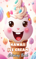 Kawaii Ice Cream Coloring Book