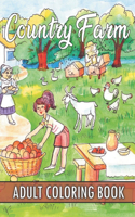 Country Farm Coloring Book