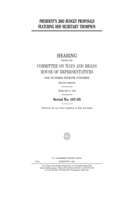 President's 2003 budget proposals featuring HHS Secretary Thompson