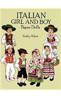 Italian Girl and Boy Paper Dolls