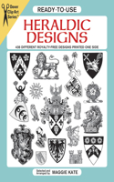 Ready-To-Use Heraldic Designs: 438 Different Copyright-Free Designs Printed One Side