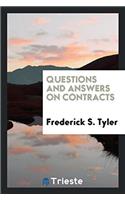 Questions and Answers on Contracts