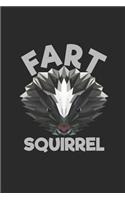 Fart Squirrel: Skunks Notebook, Graph Paper (6 x 9 - 120 pages) Animal Themed Notebook for Daily Journal, Diary, and Gift
