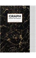 Graph Paper Notebook: 0.25 inch square (1/4 Quad Ruled) - Math/Science Notebook For School - Composition Notebook