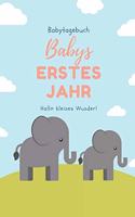 Babytagebuch Babys Erstes Jahr Hallo Kleines Wunder