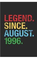 Legend Since August 1996