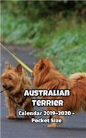 Australian Terrier Calendar 2019-2020 - Pocket Size