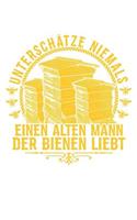 Alte Imker Haben Es Drauf: Notizbuch / Notizheft Für Imker Opa Imker-In Imkern Bienen Groß-Vater Opa Rentner A5 (6x9in) Liniert Mit Linien