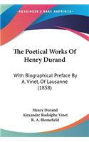 Poetical Works Of Henry Durand