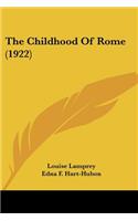 The Childhood Of Rome (1922)