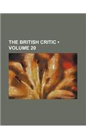 The British Critic (Volume 20)