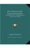 Die Deutschen Familiennamen