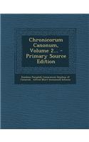 Chronicorum Canonum, Volume 2...