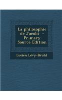 La Philosophie de Jacobi - Primary Source Edition