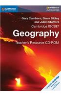 Cambridge IGCSE (R) Geography Teacher's Resource CD-ROM