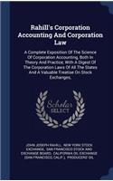 Rahill's Corporation Accounting And Corporation Law