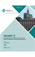 HiCoNS 13 Proceedings of the 2nd International Conference on High Confidence Networked Systems