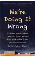 We're Doing It Wrong