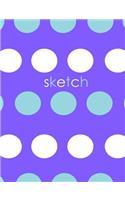 Just Sketch (Polka Blue)