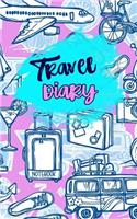 Travel Diary Notebook: Blank Trip Planner & Organizer