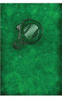 Monogram Baseball Journal: Blank Notebook Diary Log