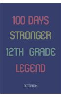 100 Days Stronger 12th Grade Legend
