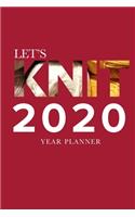 Let's Knit - 2020 Year Planner