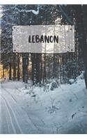 Lebanon: Ruled Travel Diary Notebook or Journey Journal - Lined Trip Pocketbook for Men and Women with Lines