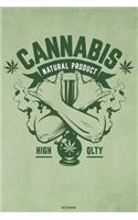 Cannabis Natural Product High Qlty Notebook