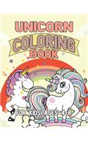 Unicorn Coloring Book for Kids Ages 4-8