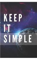 Keep It Simple Notebook