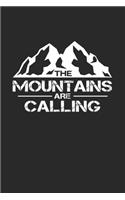 The mountains are calling: 6x9 Climbing - blank with numbers paper - notebook - notes