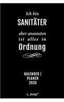 Kalender 2020 für Sanitäter