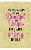 Like Seashells We Are Beautiful And Unique Each With A Story To Tell