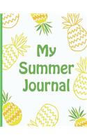 My Summer Journal: Six week summer holiday journal for ages 7-11, with space to record days and colour, daily word and activities