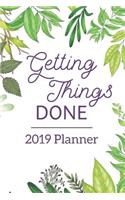 Getting Things Done 2019 Planner