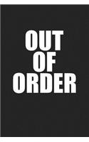 Out of Order