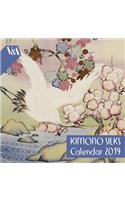 V&A Kimono Silks - mini wall calendar 2019 (Art Calendar)