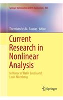 Current Research in Nonlinear Analysis