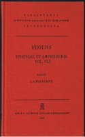 Epistulae et Amphilochia, vol. VI, fasc. 1