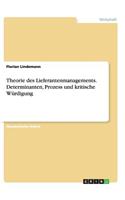 Theorie des Lieferantenmanagements. Determinanten, Prozess und kritische Würdigung