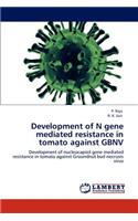 Development of N gene mediated resistance in tomato against GBNV