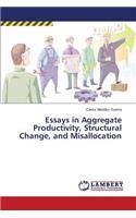 Essays in Aggregate Productivity, Structural Change, and Misallocation