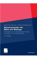 Wissenstransfer Mit Wikis Und Weblogs
