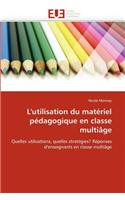 L'Utilisation Du Matériel Pédagogique En Classe Multiâge