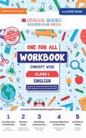 Oswaal One For All Workbook | Concept Wise Class-1 English Book | For Latest Exam