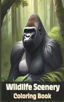 Wildlife Scenery Coloring Book
