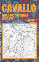 Libro da colorare gigante - Mandala - Animale - Cavallo